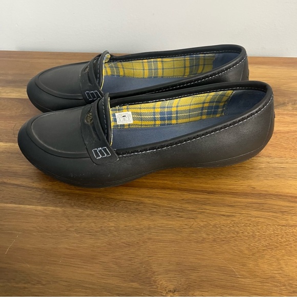 Crocs Lano Slip On Loafers Shoes Womens Sz 10 Flats Rubber Casual Professional - Picture 3 of 7